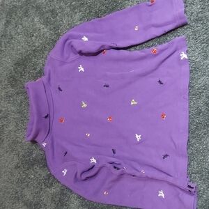 Kids/baby medium 5/6 Halloween theme long sleeve turtleneck shirt